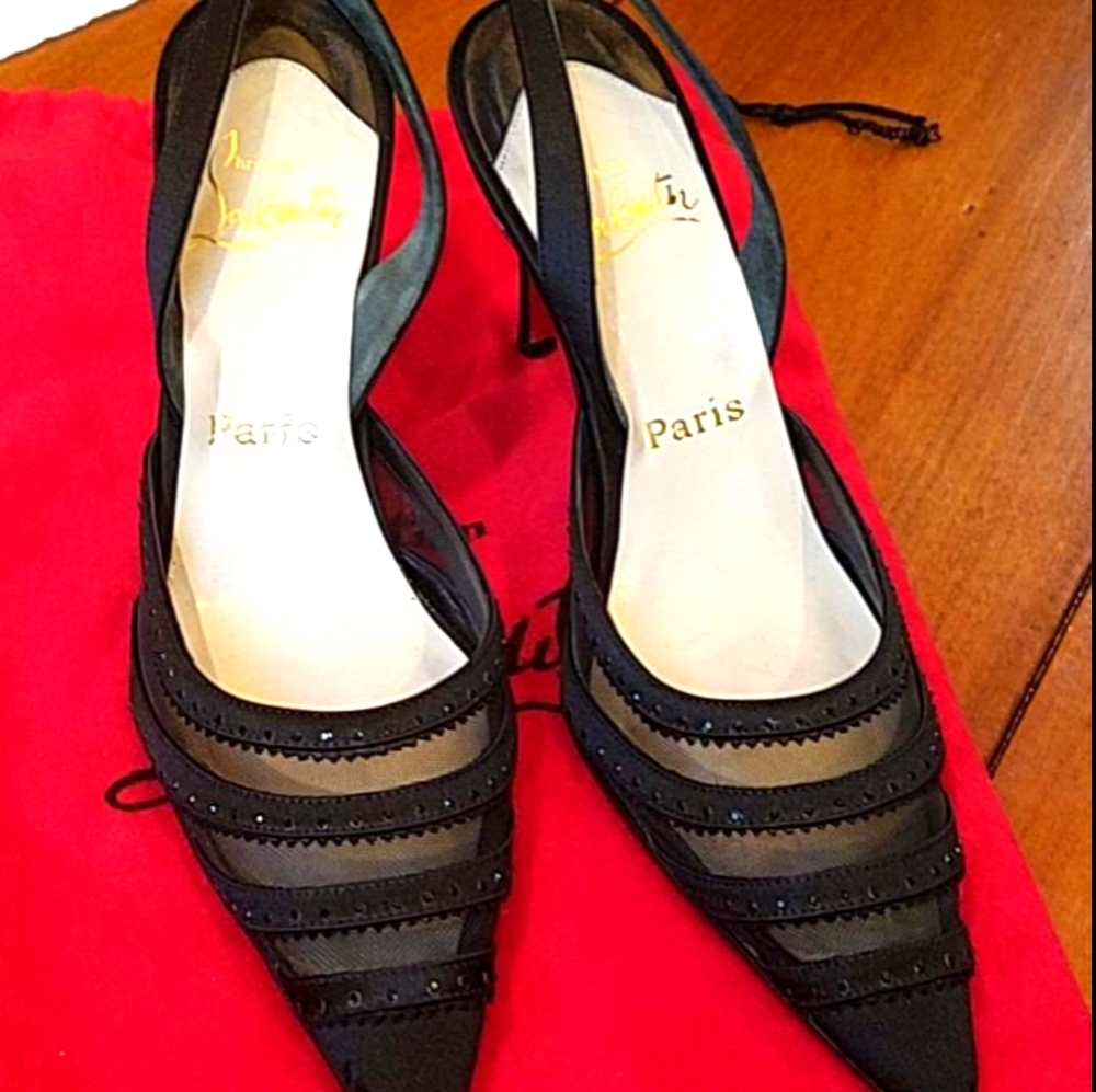 Christian Louboutin Rinestone Heels